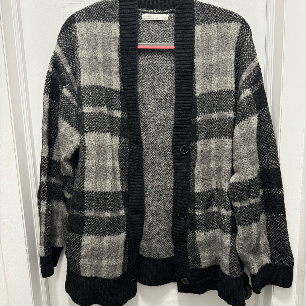 Oak + Fort Oversized Cardigan